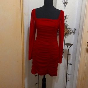 Leith Red Christmas Dress